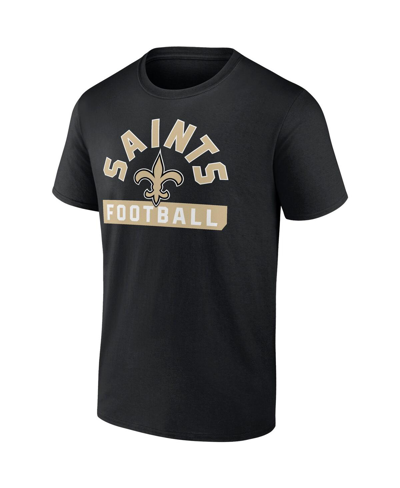 Fanatics Branded Black/white New Orleans Saints Two-pack 2023 Schedule T-shirt Combo Set In Black,white