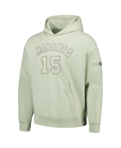 Pro Standard Men's  Patrick Mahomes Light Green Kansas City Chiefs Player Name And Number Pullover Ho In Light Green