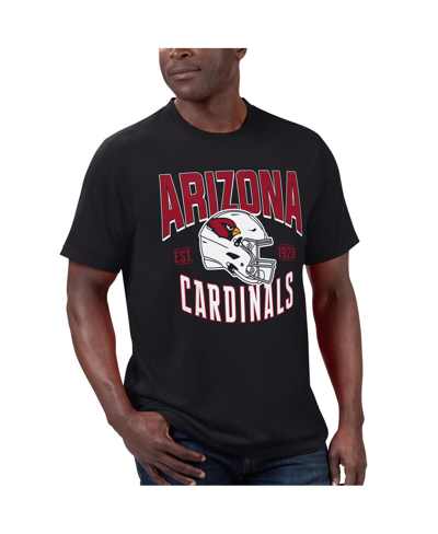 Shop G-iii Sports By Carl Banks Men's  Cardinal, Black Arizona Cardinals T-shirt And Full-zip Hoodie Combo In Cardinal,black