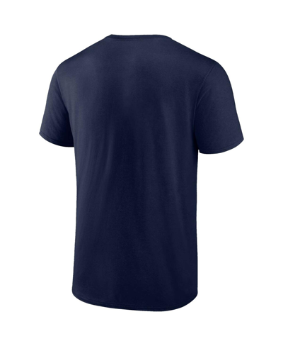 Shop Profile Men's  Navy West Virginia Mountaineers Big And Tall Team T-shirt