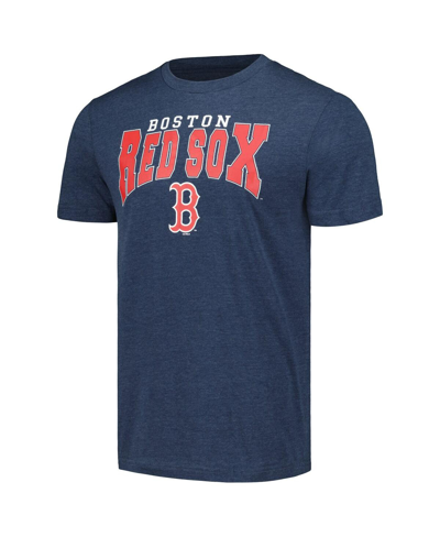 Concepts Sport Men's  Charcoal, Navy Boston Red Sox Meter T-shirt And Pants Sleep Set In Charcoal,navy