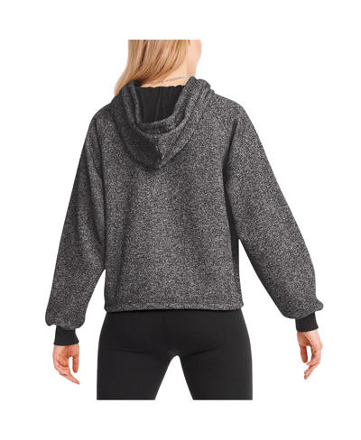 Dkny Sport Women's Black Washington Commanders Debbie Dolman Raglan Pullover Hoodie Sweatshirt In Black
