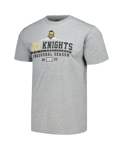 Flogrown Heather Gray Ucf Knights Inaugural Big 12 Schedule T-shirt In Heather Gray