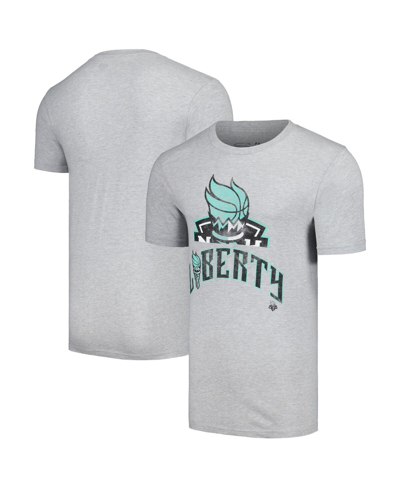 Shop Stadium Essentials Men's And Women's  Heather Gray Distressed New York Liberty Hometown T-shirt