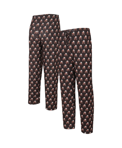 Shop Concepts Sport Men's  Brown Cleveland Browns Gauge Throwback Allover Print Knit Pants