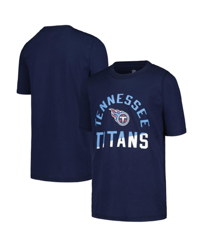 Shop Outerstuff Big Boys Navy Tennessee Titans Halftime T-shirt