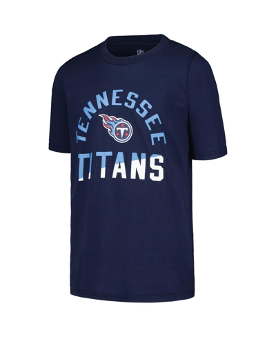 Shop Outerstuff Big Boys Navy Tennessee Titans Halftime T-shirt