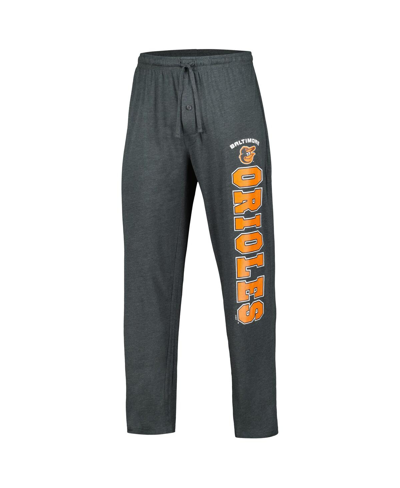 Shop Concepts Sport Men's  Charcoal, Black Baltimore Orioles Meter T-shirt And Pants Sleep Set In Charcoal,black