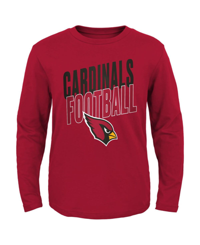 Shop Outerstuff Big Boys Cardinal Arizona Cardinals Showtime Long Sleeve T-shirt