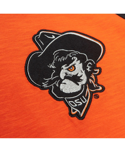 Mitchell & Ness Men's  Orange Oklahoma State Cowboys Legendary Slub Raglan Long Sleeve T-shirt In Orange