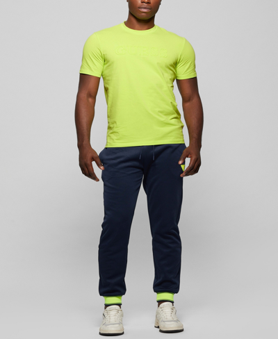 Guess Men's Alphy Short Sleeves T-shirt In Jet Black