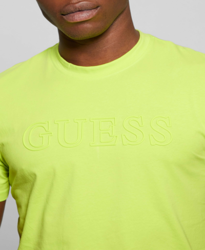 Guess Men's Alphy Short Sleeves T-shirt In Jet Black