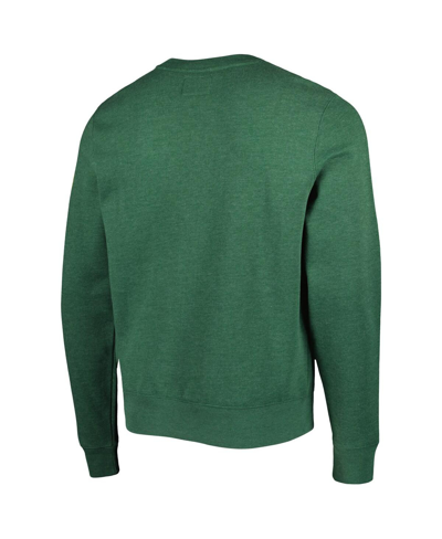 Shop 47 Brand Men's ' Heathered Green Distressed Green Bay Packers Bypass Tribeca Pullover Sweatshirt