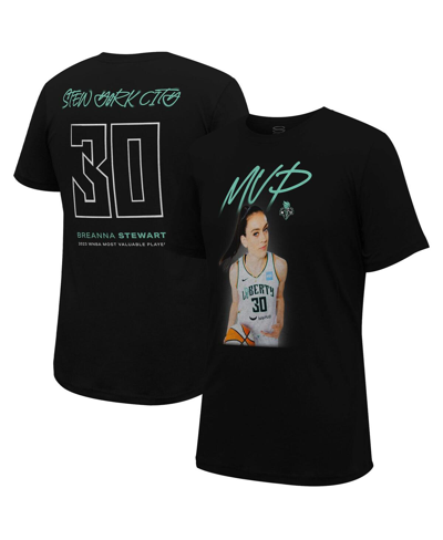 Stadium Essentials Men's And Women's  Breanna Stewart Black New York Liberty 2023 Wnba Mvp Player T-s In Black