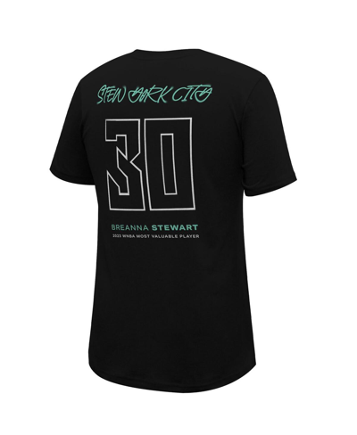 Stadium Essentials Men's And Women's  Breanna Stewart Black New York Liberty 2023 Wnba Mvp Player T-s In Black