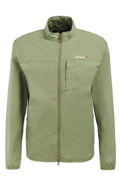 Barbour Tarbley Casual Tailored Fit Nylon Jacket In Olivine
