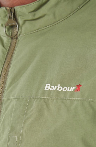 Barbour Tarbley Casual Tailored Fit Nylon Jacket In Olivine