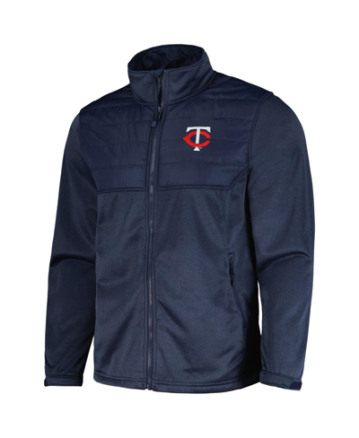 Dunbrooke Heather Navy Minnesota Twins Explorer Full-zip Jacket In Heather Navy