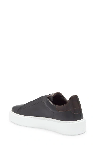 Shop Bruno Magli Lisbon Slip-on Sneaker In Black