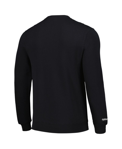 Shop Mitchell & Ness Men's  Black Minnesota Timberwolves Moon Pullover Sweatshirt
