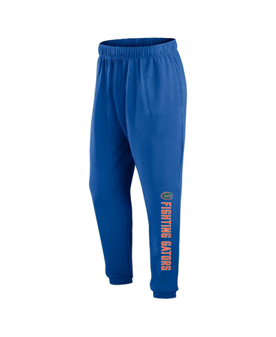 Fanatics Branded Royal Florida Gators Chop Block Fleece Sweatpants In Royal
