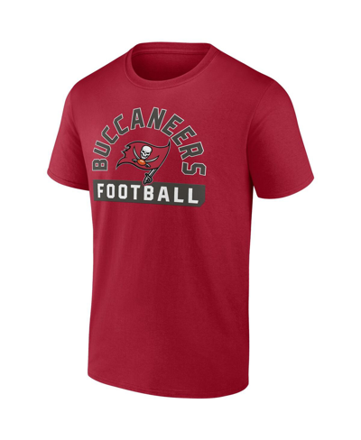 Fanatics Men's Cardinal/white Arizona Cardinals Two-pack 2023 Schedule T-shirt Combo Set In Red,white