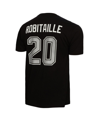 Shop Mitchell & Ness Men's  Luc Robitaille Black Los Angeles Kings Name And Number T-shirt