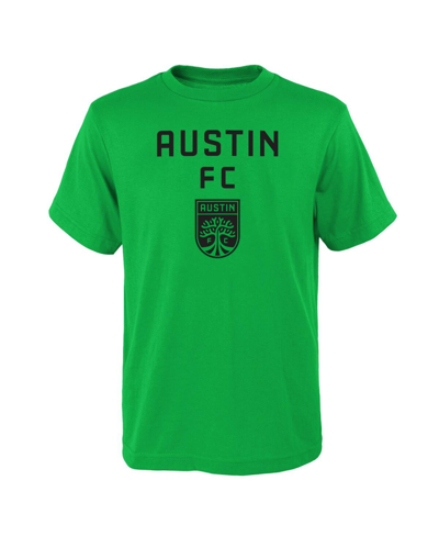 Shop Outerstuff Big Boys Green Austin Fc Halftime T-shirt