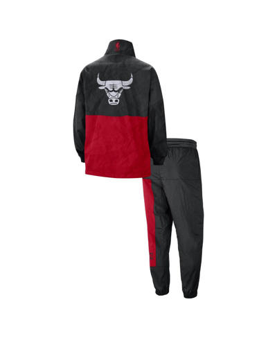 Shop Nike Men's  Black Chicago Bulls 2023/24 City Edition Courtside Starting Five Full-zip Jacket And Pant