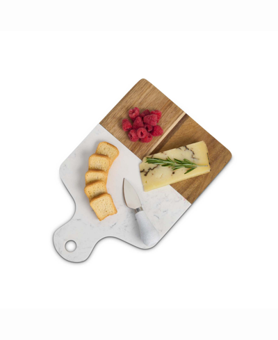 Hic Kitchen Maison Du Fromage 4-piece Charcuterie Rectangular Cheese Board And Cheese Tools Set In Brown