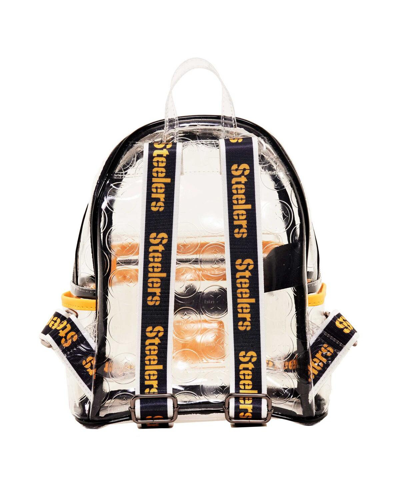 Shop Loungefly Men's And Women's  Pittsburgh Steelers Clear Mini Backpack