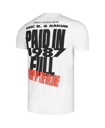 Global Merch Men's White Eric B. & Rakim Paid In Full T-shirt In White
