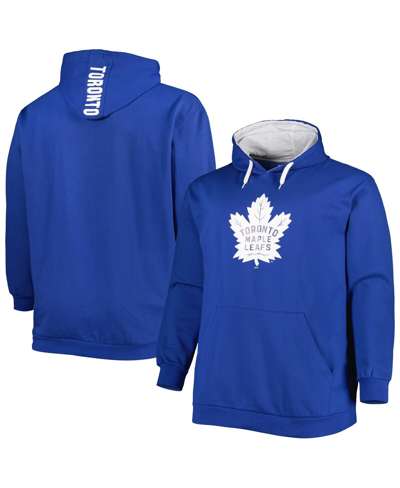Shop Fanatics Men's Royal Toronto Maple Leafs Big And Tall Fleece Pullover Hoodie