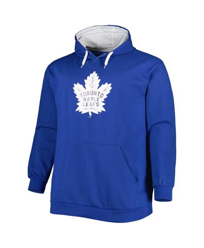 Shop Fanatics Men's Royal Toronto Maple Leafs Big And Tall Fleece Pullover Hoodie