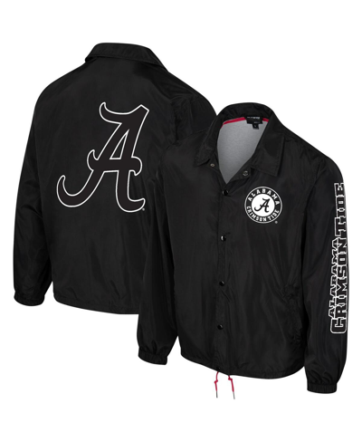 The Wild Collective Men's And Women's  Black Alabama Crimson Tide Coaches Full-snap Jacket In Black