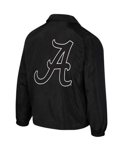 The Wild Collective Men's And Women's  Black Alabama Crimson Tide Coaches Full-snap Jacket In Black