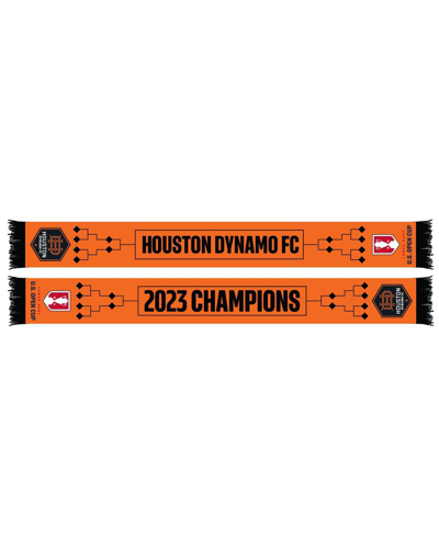 Shop Ruffneck Scarves Men's And Women's Houston Dynamo Fc 2023 Lamar Hunt U.s. Open Cup Champions Scarf In Orange