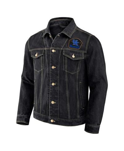 Fanatics Men's Darius Rucker Collection By  Black Kentucky Wildcats Button-up Denim Jacket In Black