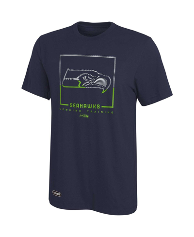 Shop Outerstuff Men's Navy Seattle Seahawks Combine Authentic Clutch T-shirt