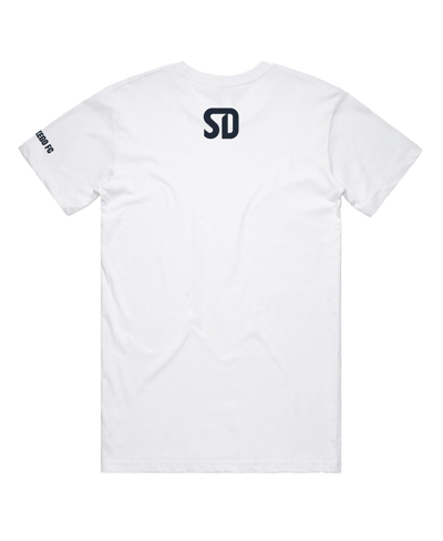 Peace Collective Unisex   White San Diego Fc Monochrome T-shirt In White