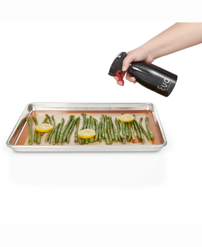 Evo 18/8 Stainless Steel Holds 16-ounces Oil Sprayers, Non-aerosol For Cooking Oil And Vinegar, Set Of 2 In Silver