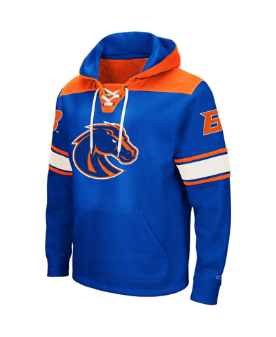 Shop Colosseum Men's  Royal Boise State Broncos 2.0 Lace-up Pullover Hoodie