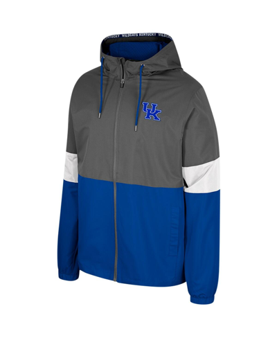 Colosseum Men's  Charcoal Kentucky Wildcats Miles Full-zip Jacket In Charcoal
