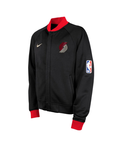 Shop Nike Big Boys  Black Portland Trail Blazers 2023/24 City Edition Authentic Showtime Full-zip Jacket