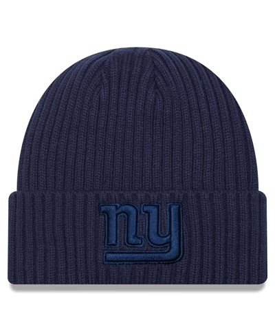 Shop New Era Youth Boys And Girls  Navy New York Giants Color Pack Cuffed Knit Hat