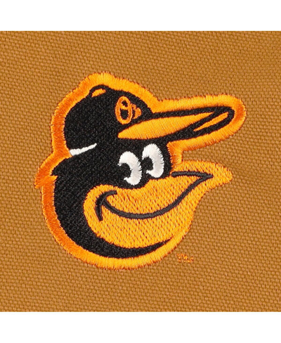 Dunbrooke Brown Baltimore Orioles Dakota Work Full-zip Hoodie Jacket In Brown