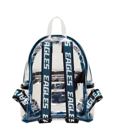 Shop Loungefly Men's And Women's  Philadelphia Eagles Clear Mini Backpack