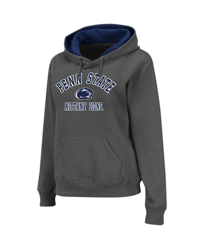 Shop Stadium Athletic Women's Charcoal Penn State Nittany Lions Arch And Logo 2 Pullover Hoodie