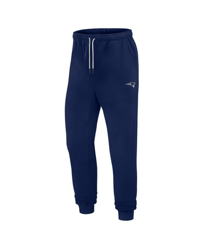 Fanatics Signature Men's And Women's  Navy New England Patriots Super Soft Fleece Jogger In Navy