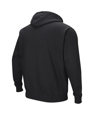 Colosseum Men's  Black Texas Tech Red Raiders Double Arch Pullover Hoodie In Black